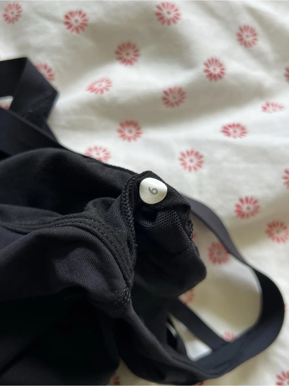 lululemon athletica Black Double-Strap Workout Tank - Size 6